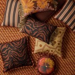 Bonnie and Neil | Cushion 60cm | Zebra Chocolate